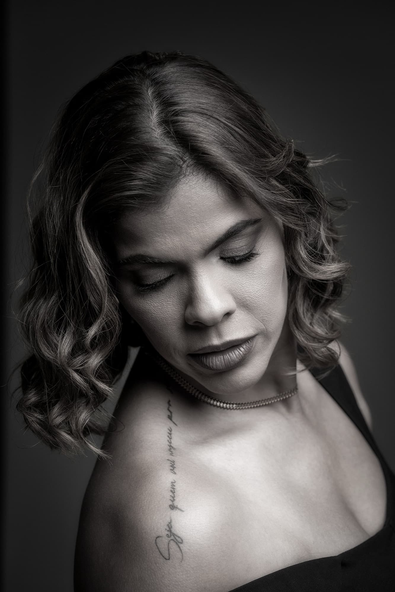 Portrait studio, sépia